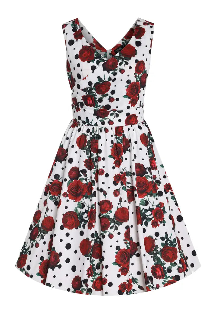 Vestido com estampa floral
