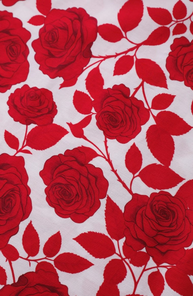 Vestido Lily Red Rose