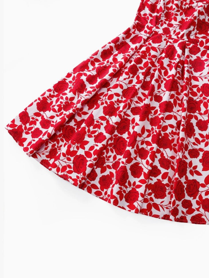 Vestido Lily Red Rose