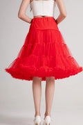 Anágua em vermelho