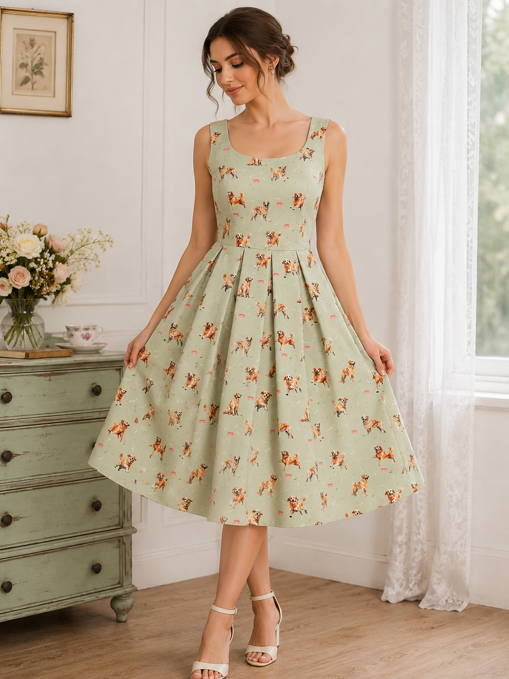 Vestido Amanda verde
