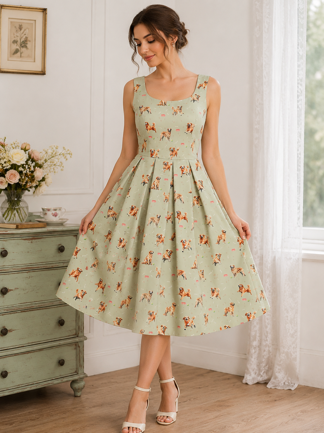 Vestido Amanda verde