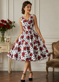 Vestido com estampa floral
