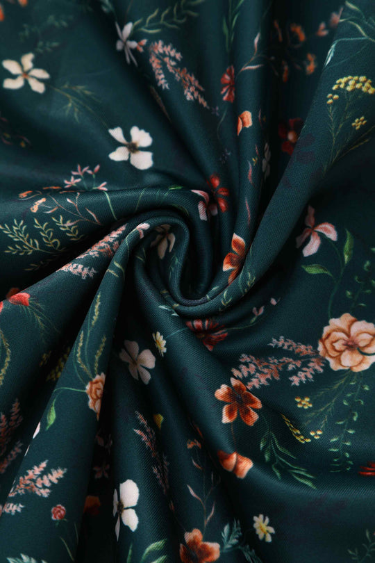Vestido Lily ombro lírio verde