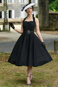 Vestido Halter preto