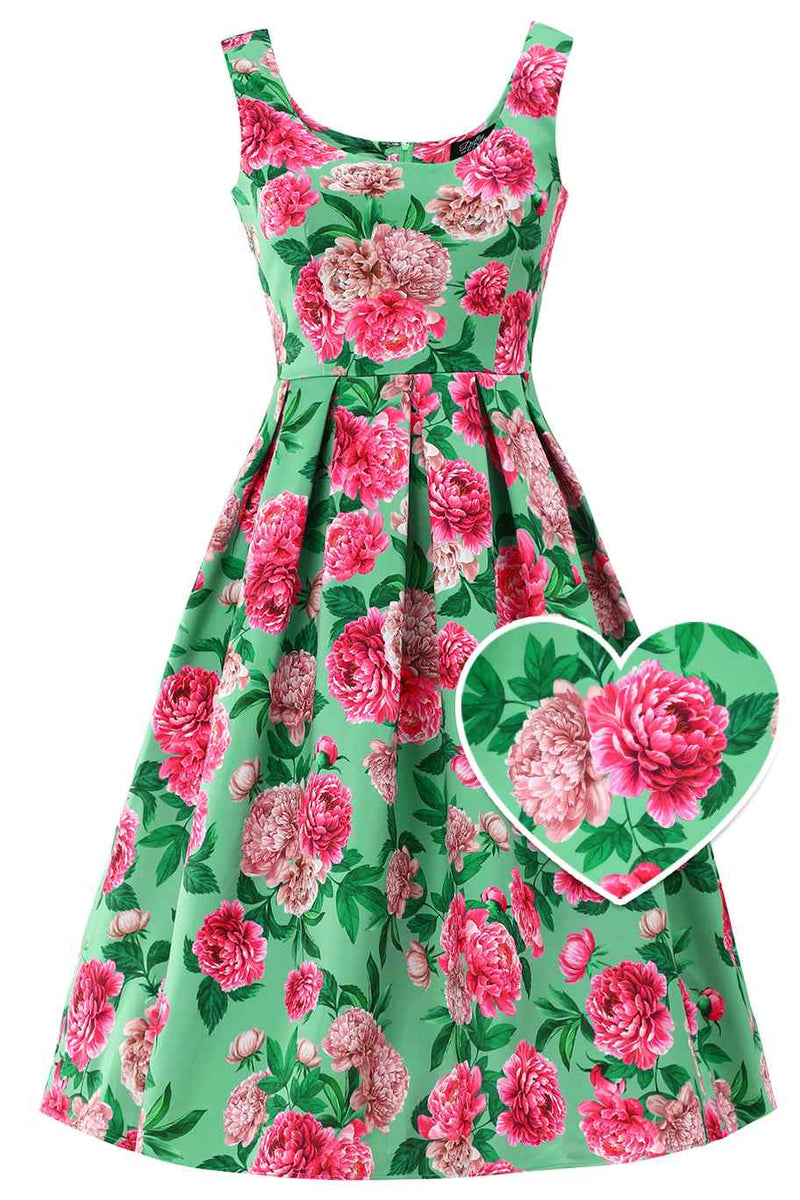 Vestido verde menta Peony
